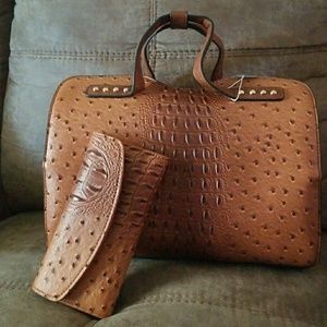 Ostrich handbag